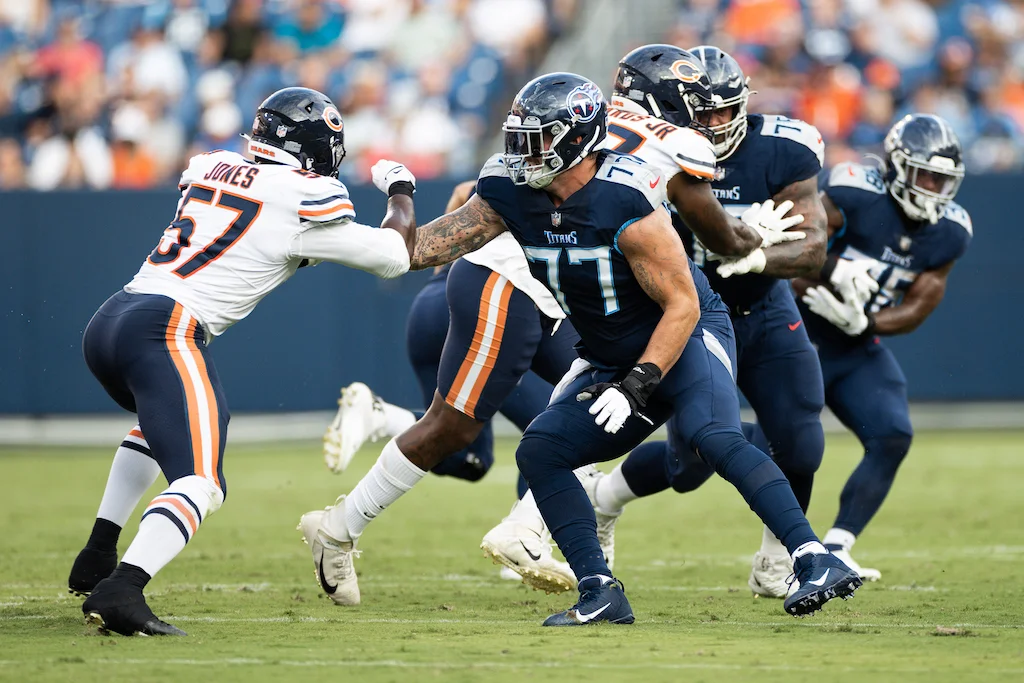 Taylor Lewan, Offensive Lineman for the Tennessee Titans