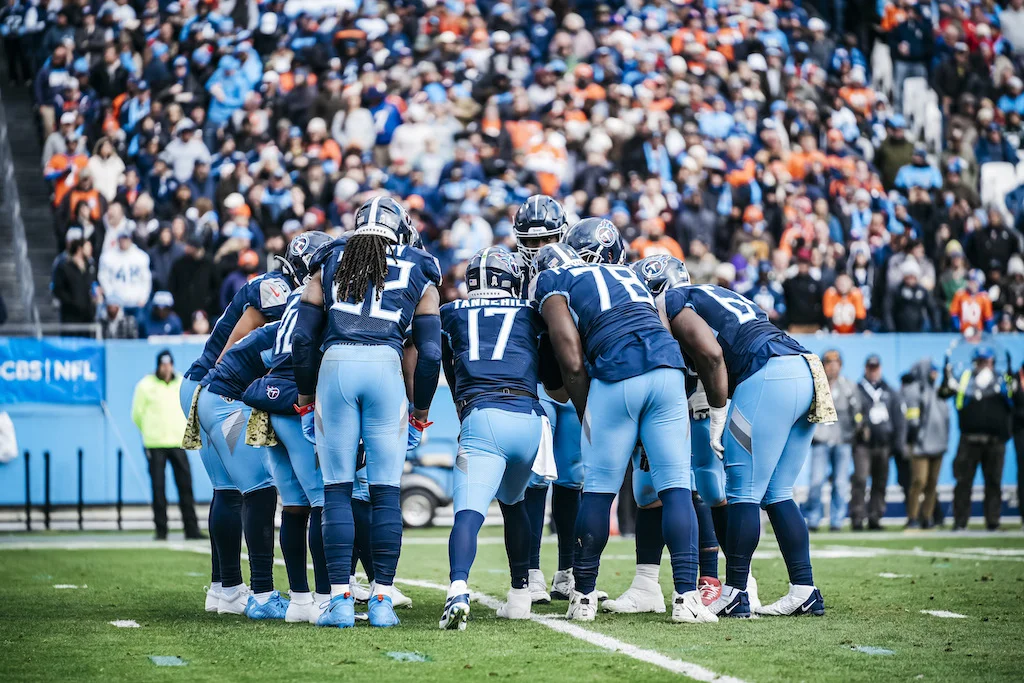 Ryan Tannehill Huddle