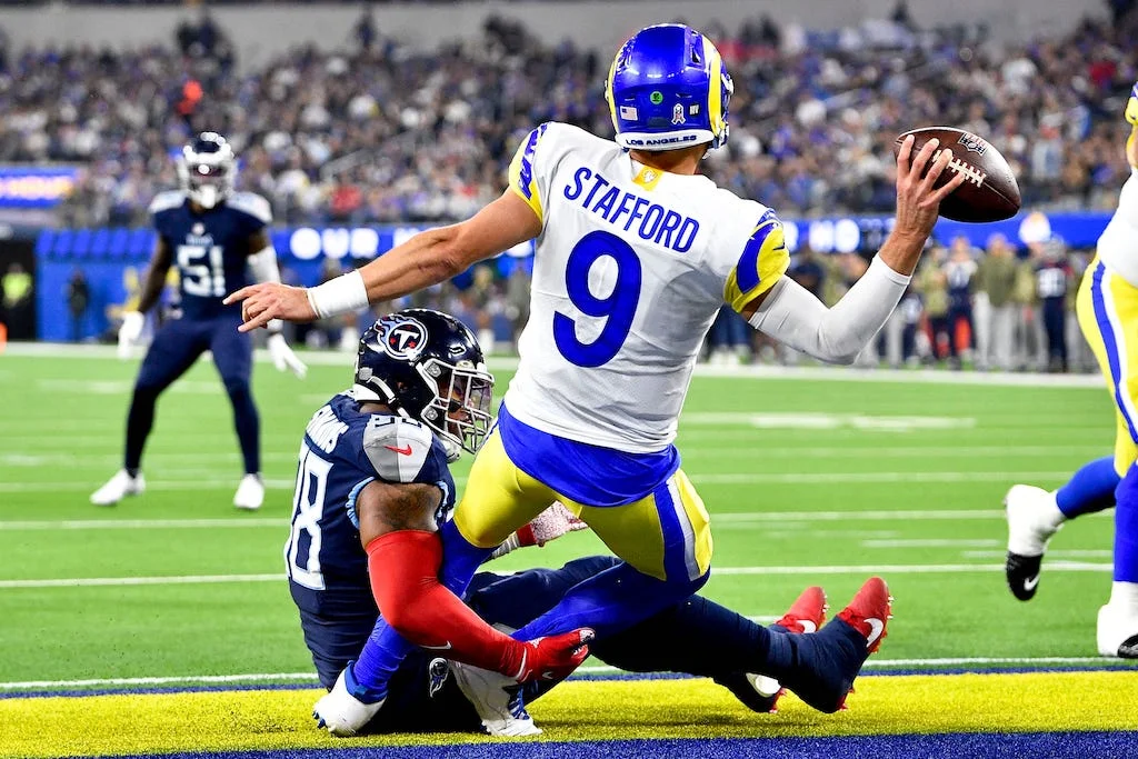 Jeffery Simmons and Matthew Stafford