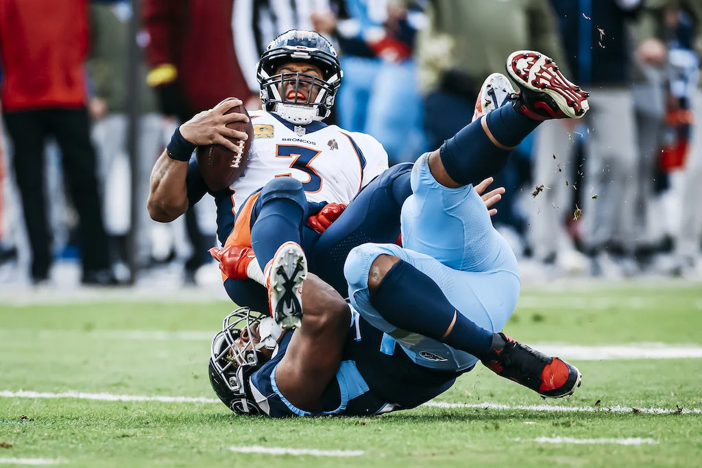 Russell Wilson sacked