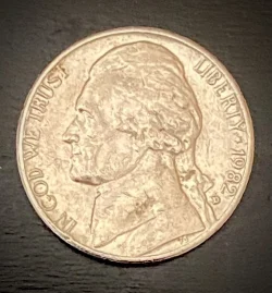 American Nickel Stock Photo