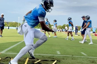 Feet Tangled, Routes Sharp: Why Elic Ayomanor Isn’t Sweating the Ladder