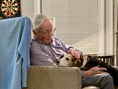 Dad and Finley