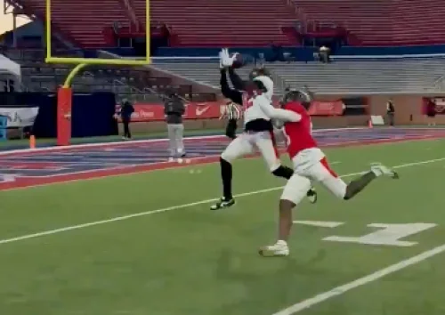 Missouri receiver Kevin Coleman at the Senior Bowl
