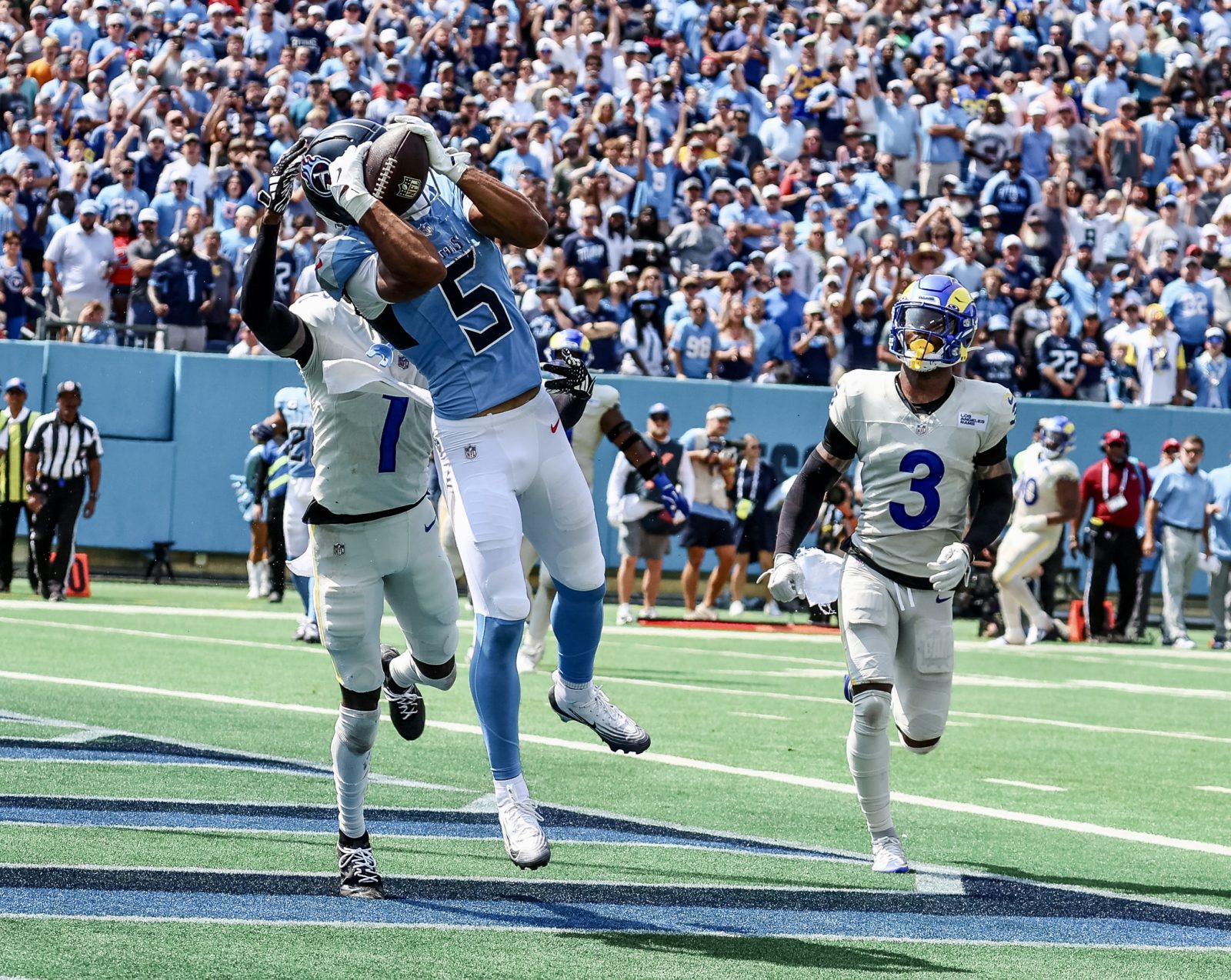 Herndon: Titans' Young Pass Catchers Flashing Early for Struggling Offense