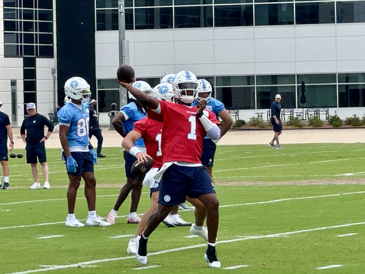 Titans OTA Notebook: Cam Ward's Progress, Keldric Faulk's Work and Missing Veterans