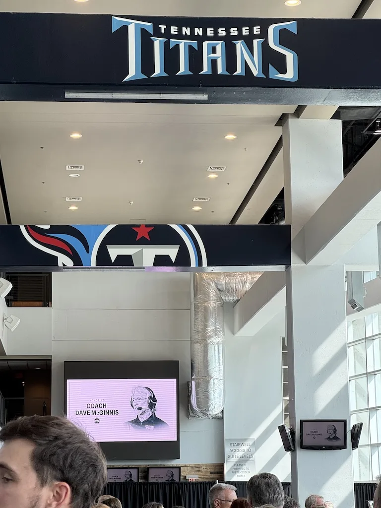Titans Ceiling Logos