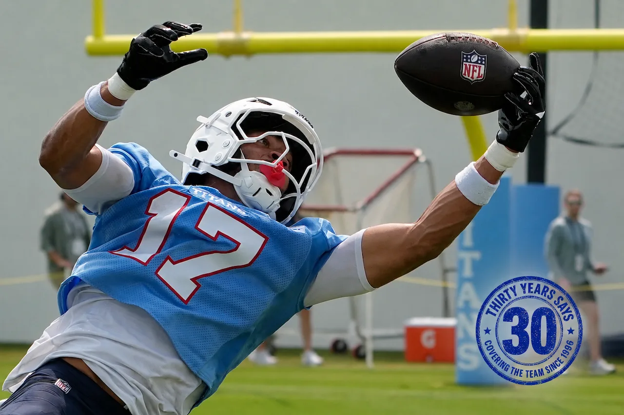 Thirty Years Says Titans Receiver Depth Is Usually a Summer Illusion