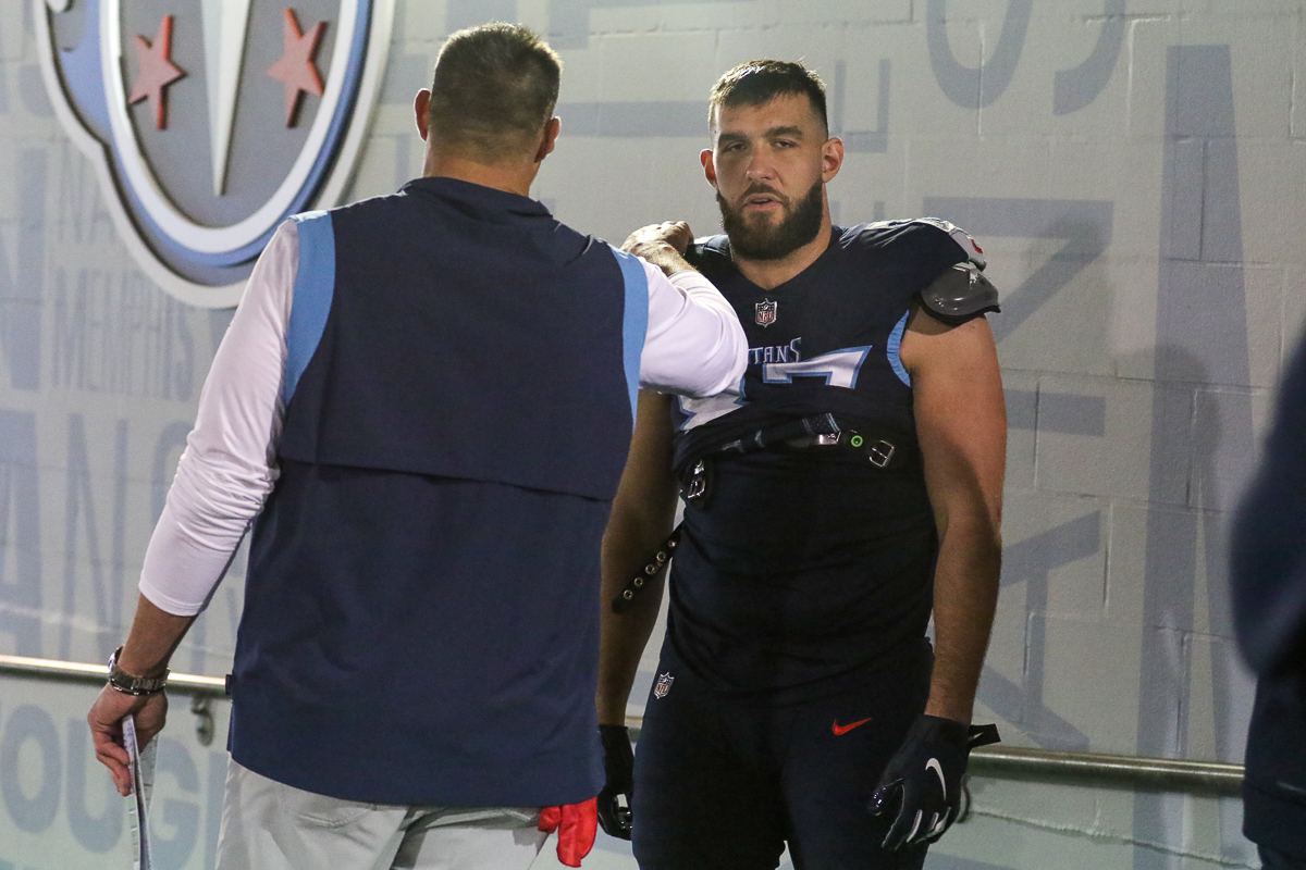 Mike Vrabel and Geoff Swaim