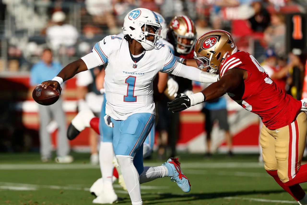 Titans Open With a 95-Yard TD Drive, but Cam Ward Wasn't Sharp