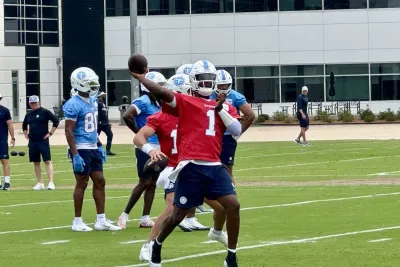 Titans OTA Notebook: Cam Ward's Progress, Keldric Faulk's Work and Missing Veterans