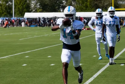Why Carnell Tate Finally Broke Through Against the Bears in Practice